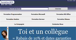 Desktop Screenshot of formationsetc.com